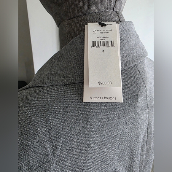 Banana Republic Women's Gray Blazer and Pants Set - Picture 4 of 9